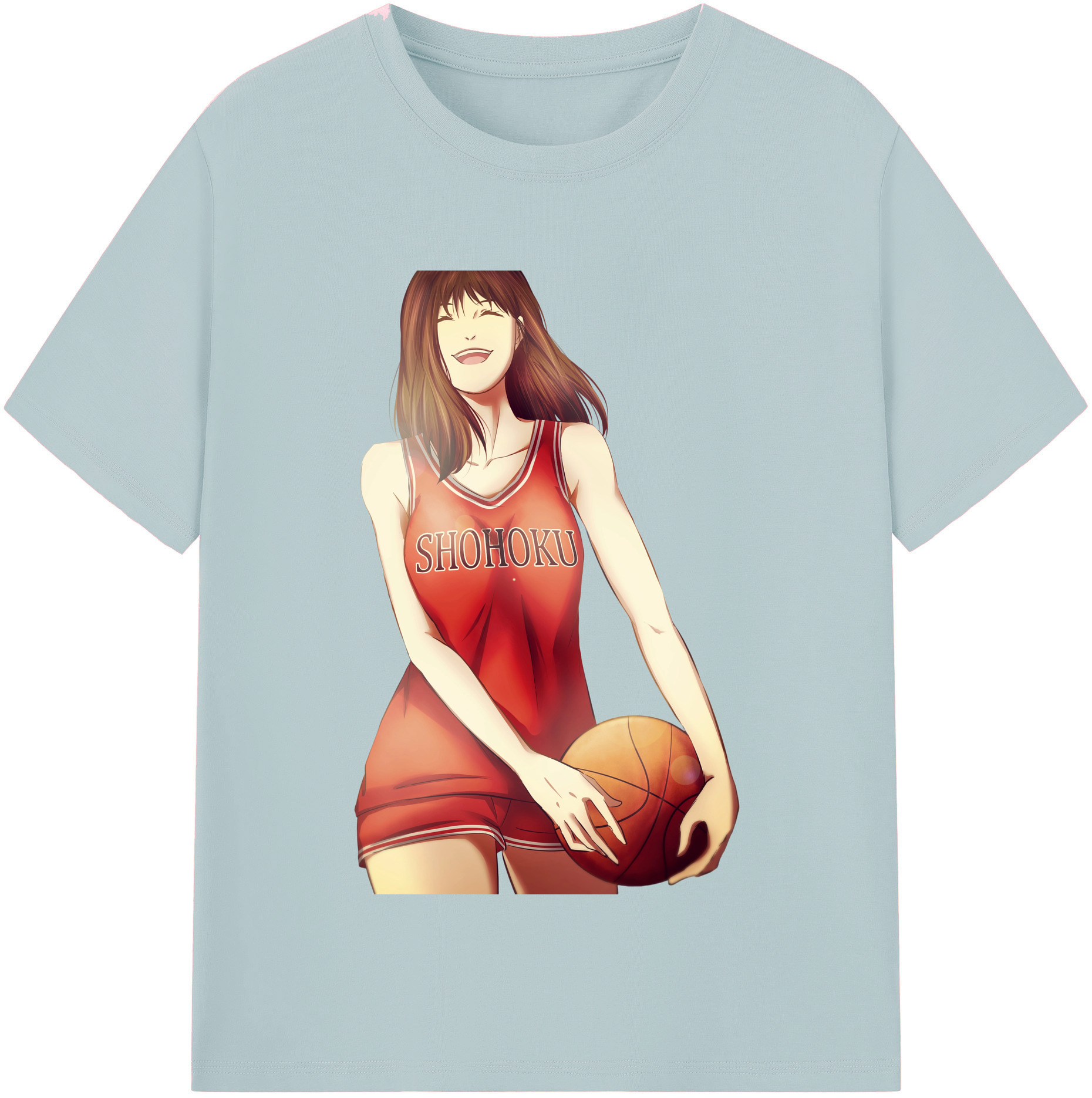 SLAM DUNK／スラムダンク 綿100％半袖Tシャツ（フロントプリント）